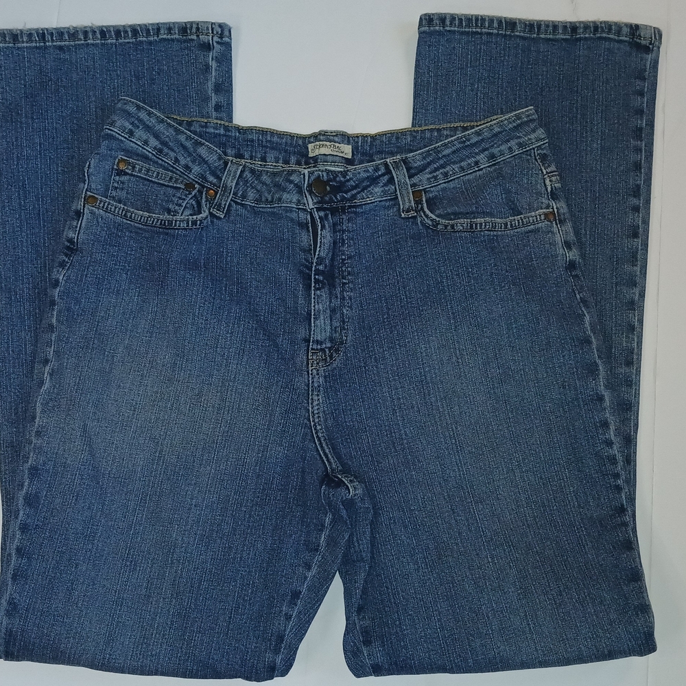 St. John's Bay Women's Straight Leg Blue Jeans
